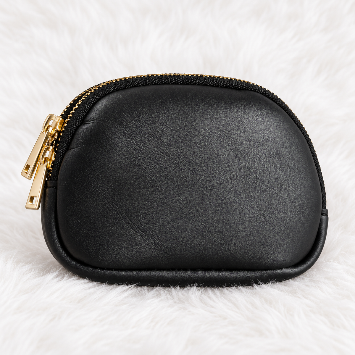 Monedero Zebra Chic, trasera negra