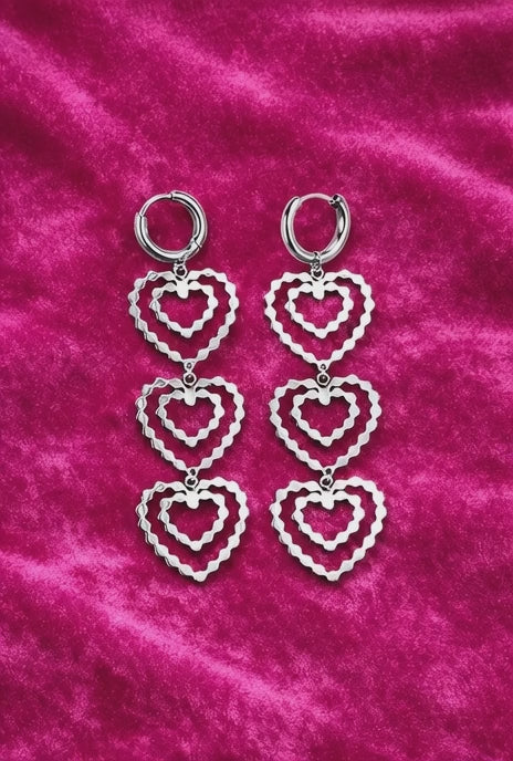 Pendientes “Corazón Choni” (Acero Inoxidable)