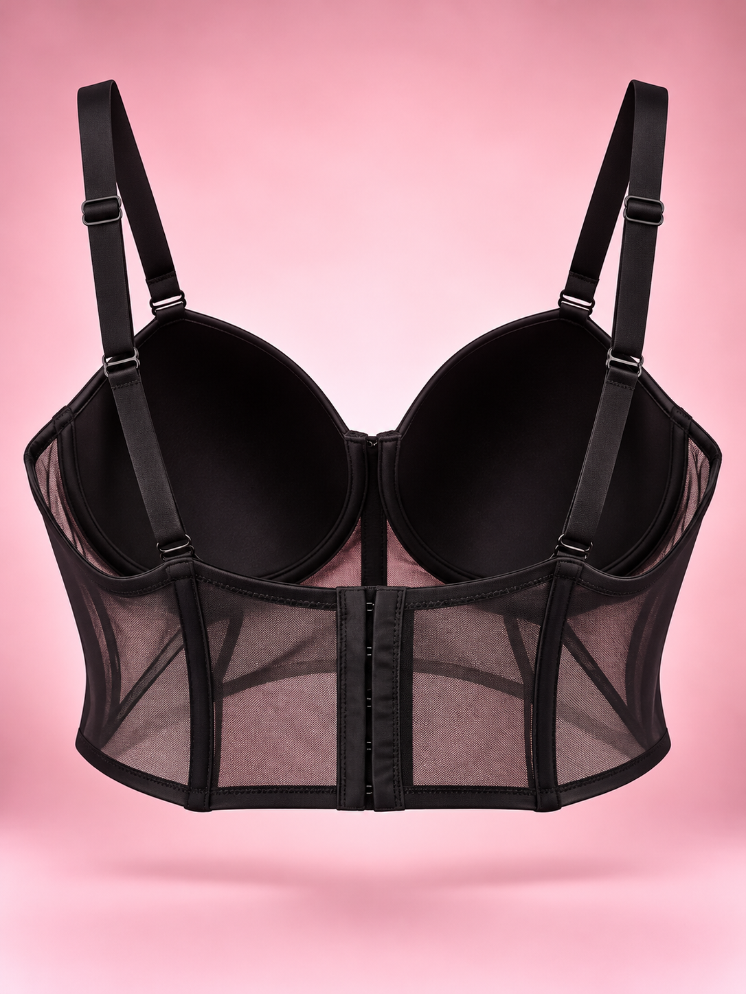 Corset negro Black Temptation trasera