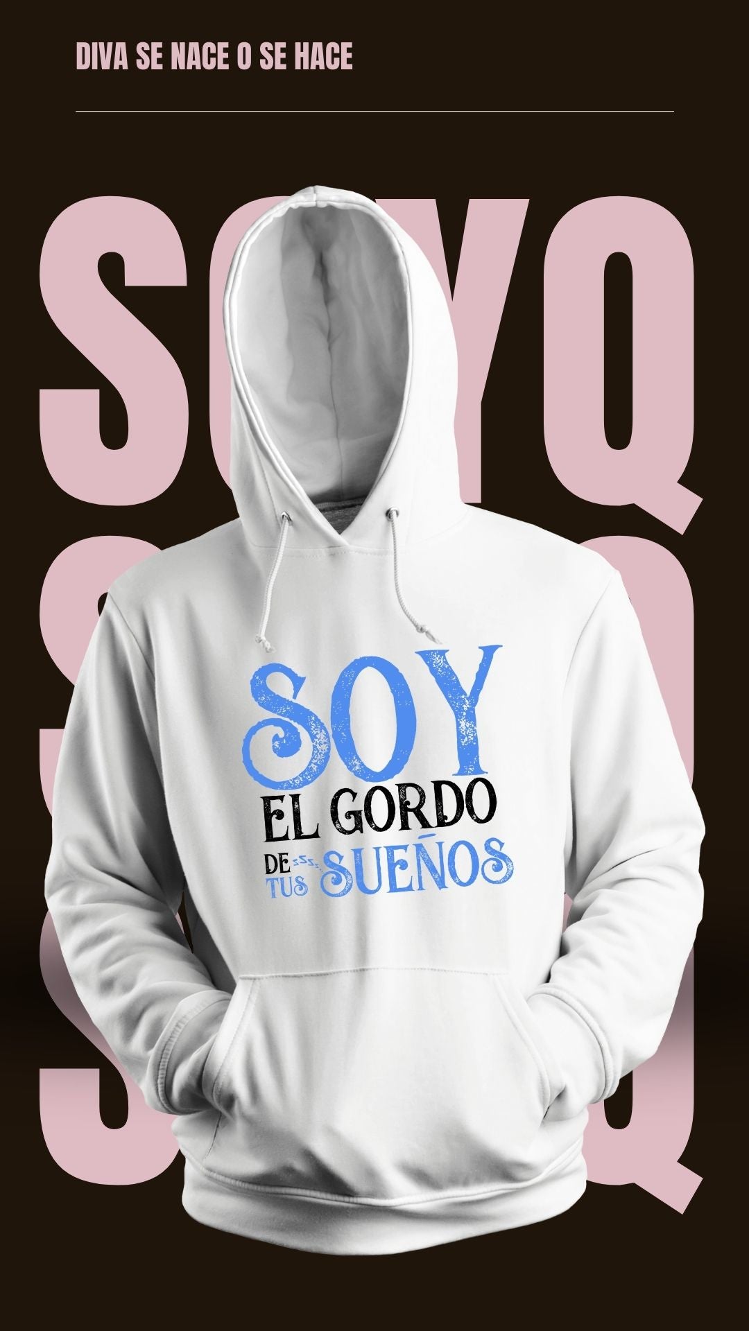 SUDADERA SOY GORDO Y QUE